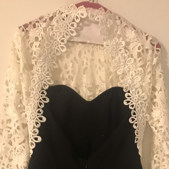 Topshop Lace Bodice Romper - Picture 7 of 8